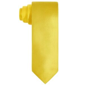Tayion by Montee Holland Tie Mens Gold Solid Necktie Formal One Size NWT‎